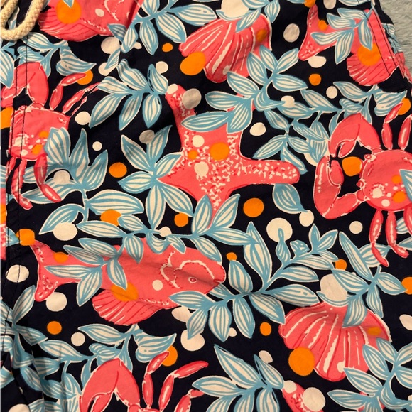 Lilly Pulitzer Men’s Sealife Swim Trunks - Picture 2 of 5